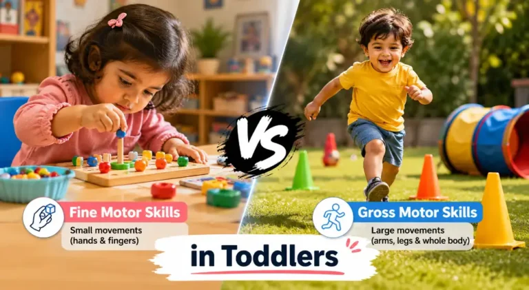 Fine Motor vs. Gross Motor Skills in Toddlers
